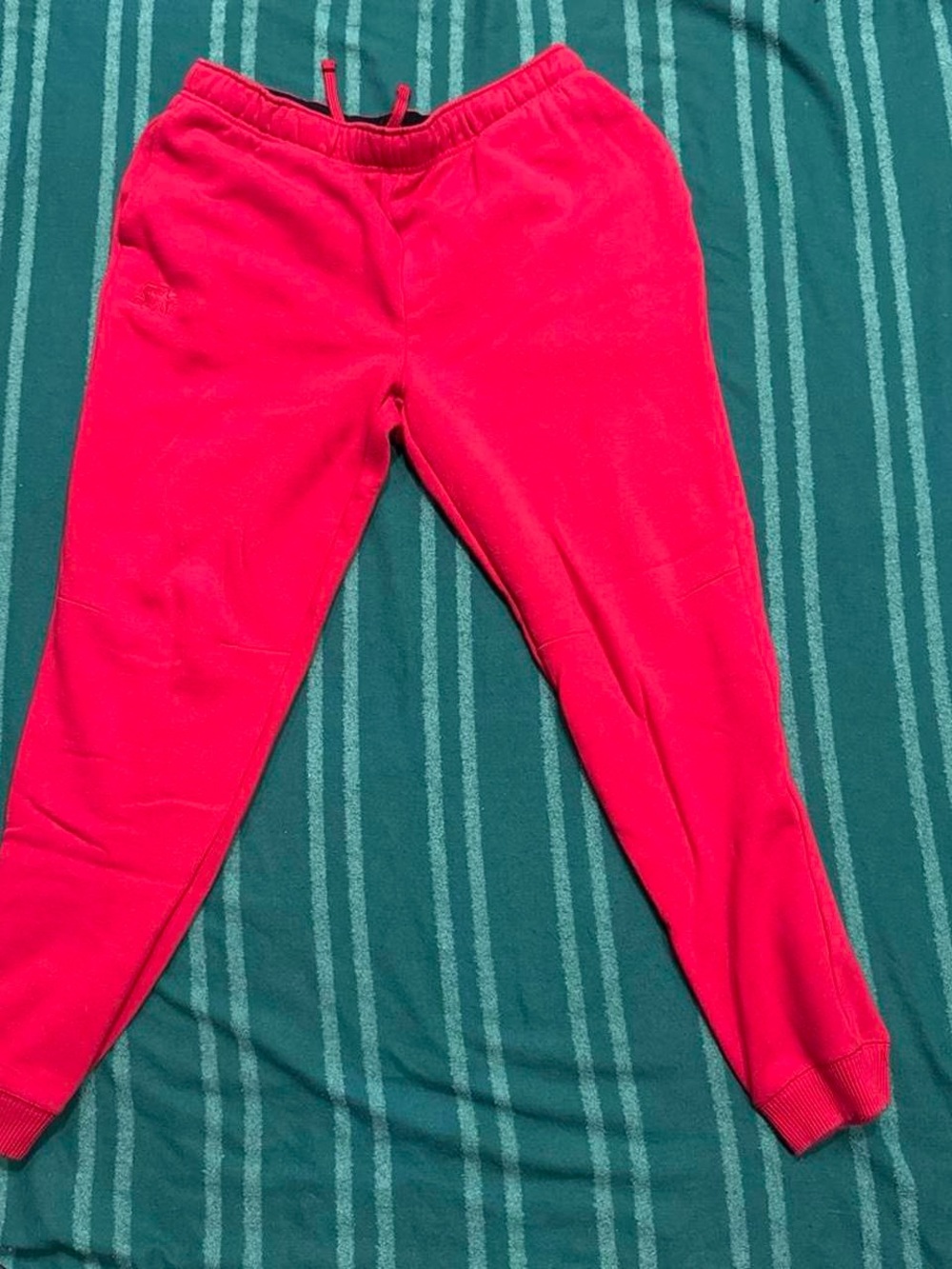 Men’s Fleece Jogger Pants - Bright red
